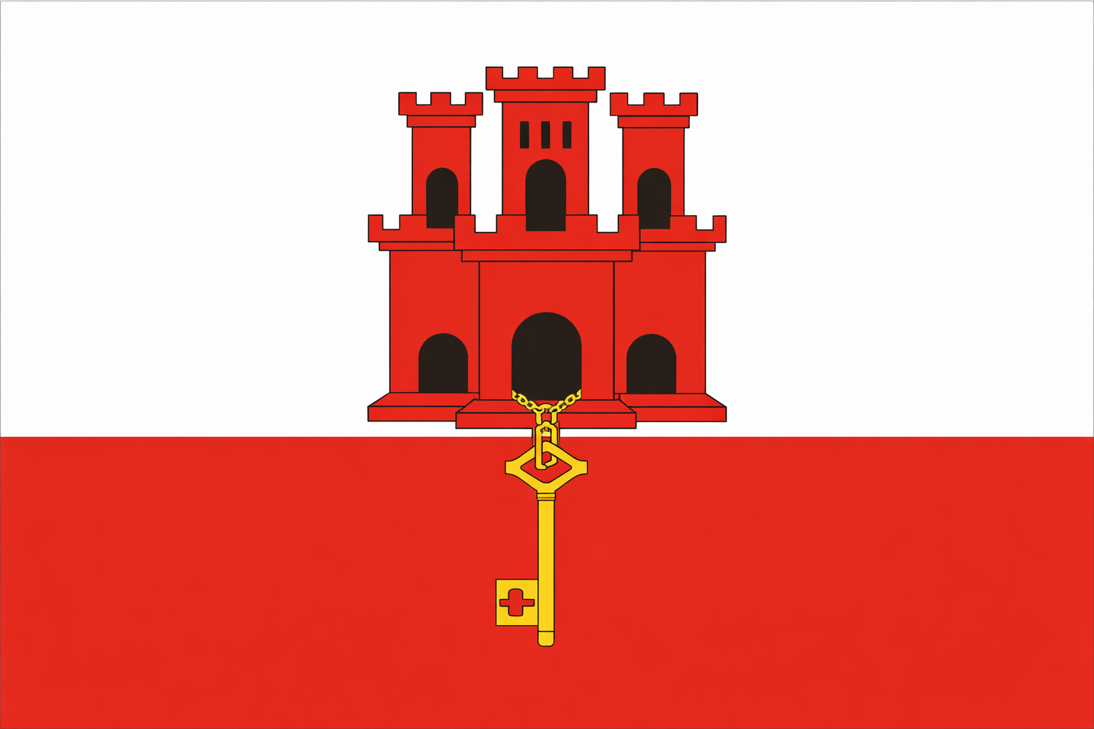 Flag of Gibraltar