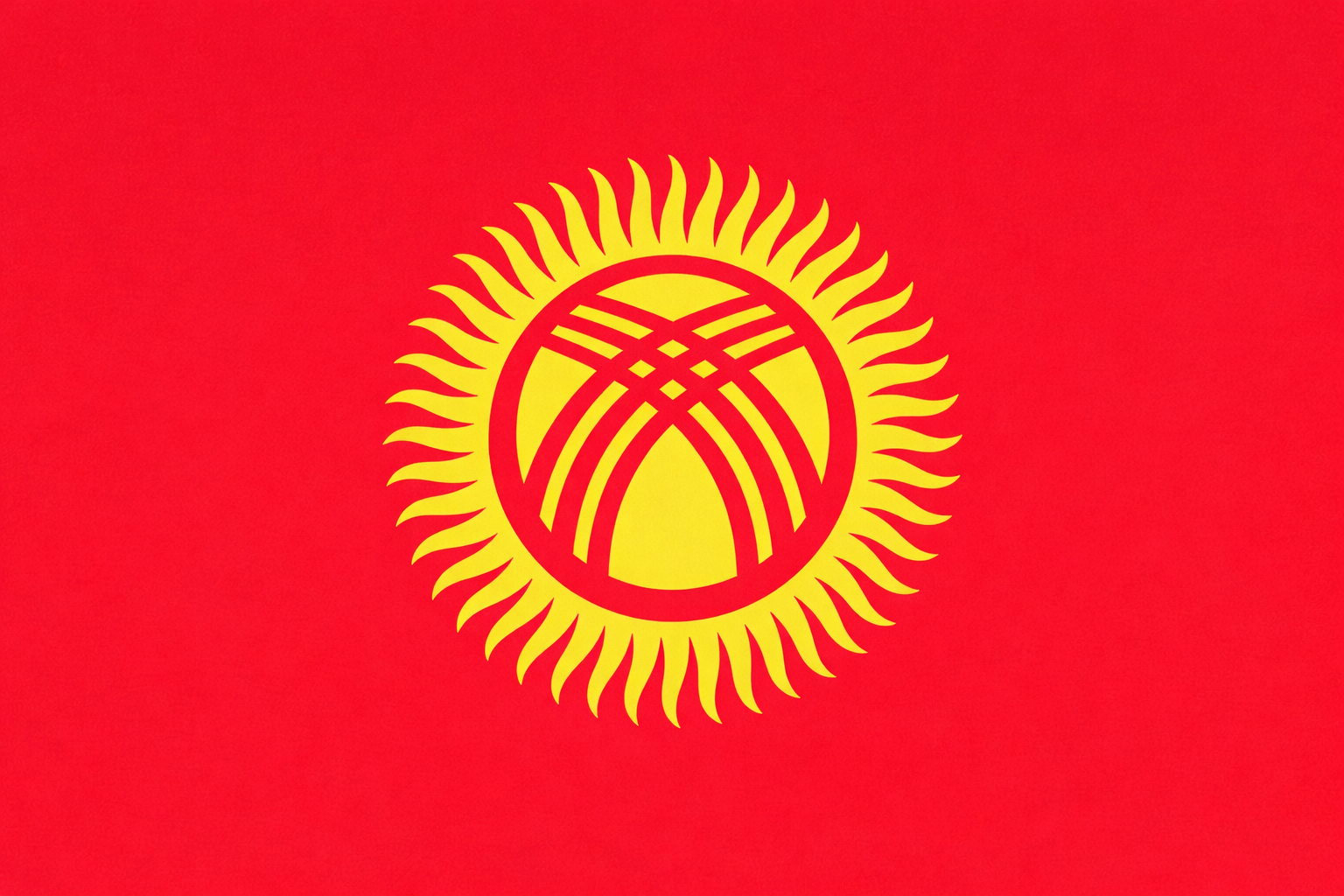 Flag of Kyrgyzstan