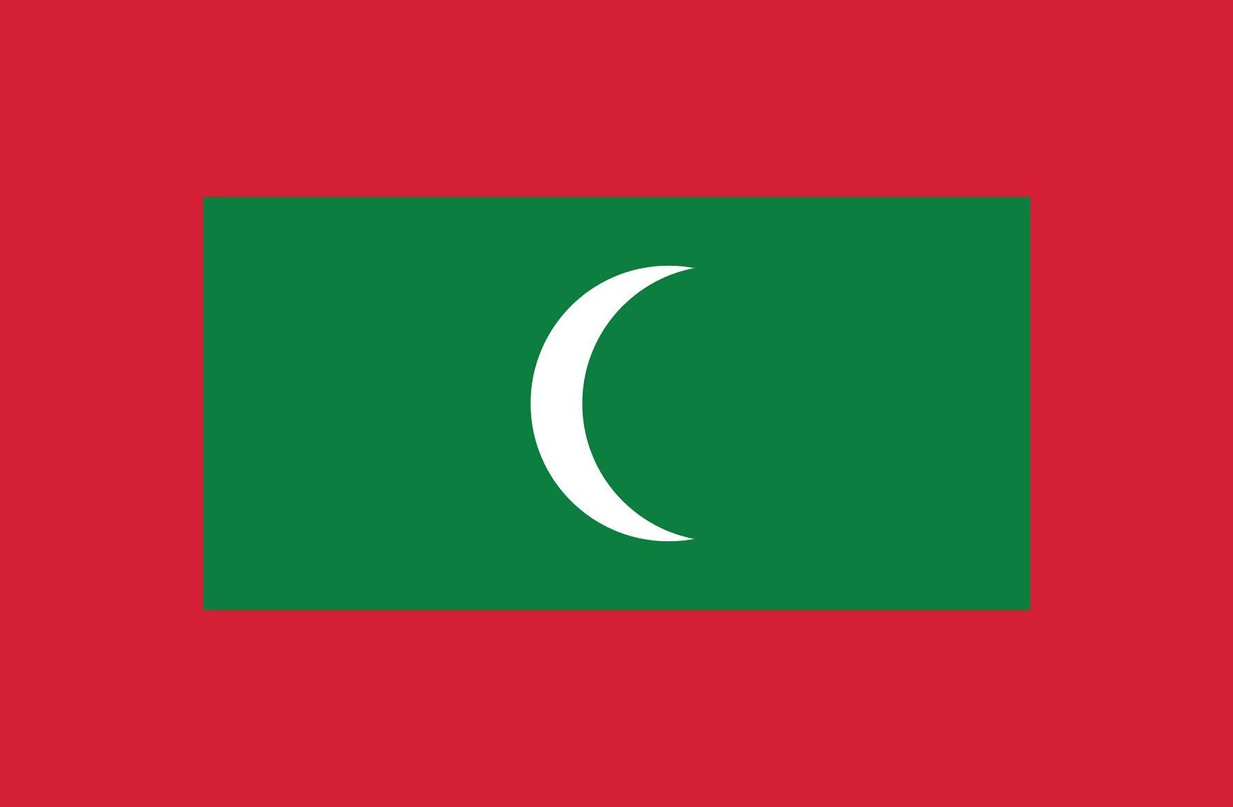 Flag of the Maldives