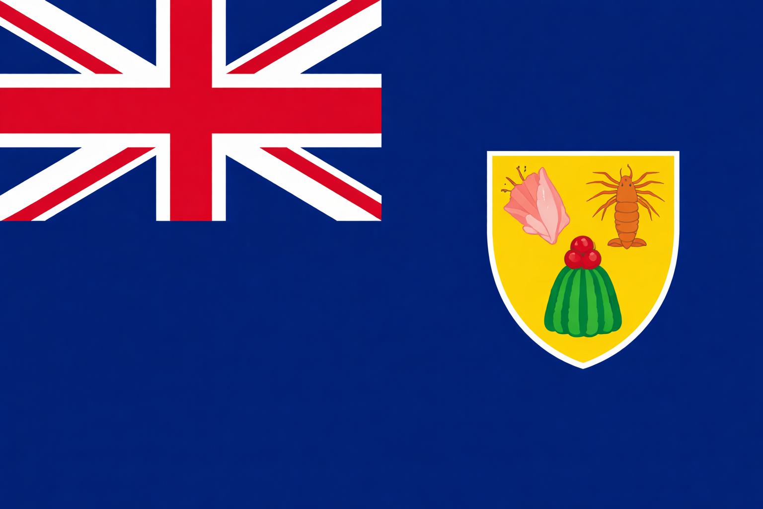 Flag of the Turks and Caicos Islands